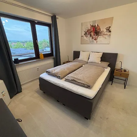 דירה Penthouse Mit Traumblick Auf Teutoburger Wald - Dachterrasse, Whirlpool, Tiefgarage, Innenstadt *