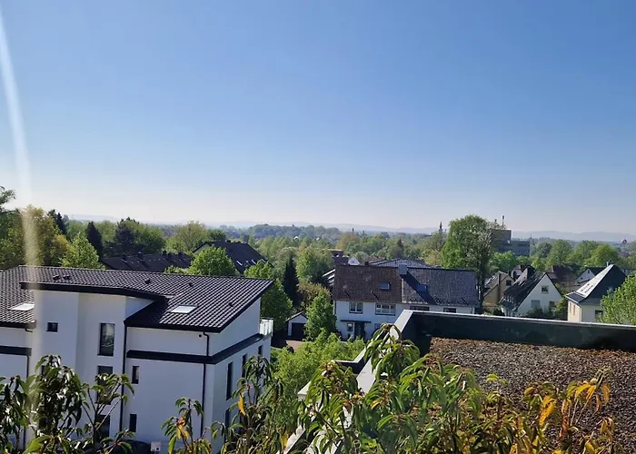 아파트 Penthouse Mit Traumblick Auf Teutoburger Wald - Dachterrasse, Whirlpool, Tiefgarage, Innenstadt *