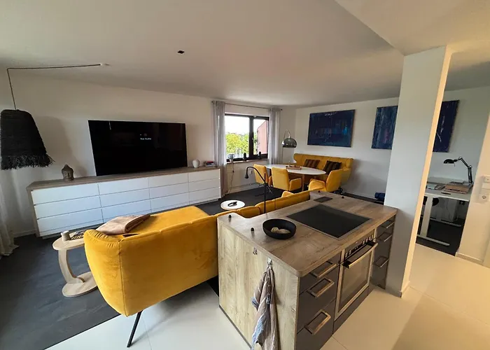 Apartman Penthouse Mit Traumblick Auf Teutoburger Wald - Dachterrasse, Whirlpool, Tiefgarage, Innenstadt Bad Salzuflen