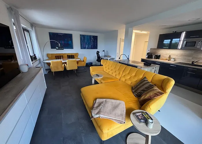 Penthouse Mit Traumblick Auf Teutoburger Wald - Dachterrasse, Whirlpool, Tiefgarage, Innenstadt Apartman Bad Salzuflen